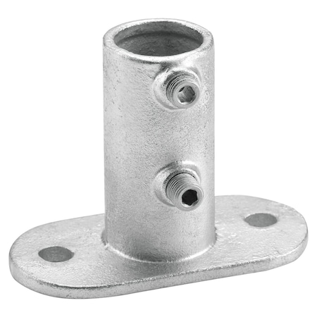 Global Industrial 1-1/2 Size Rail Flange Pipe Fitting 1.94 Fitting I.D. 798749